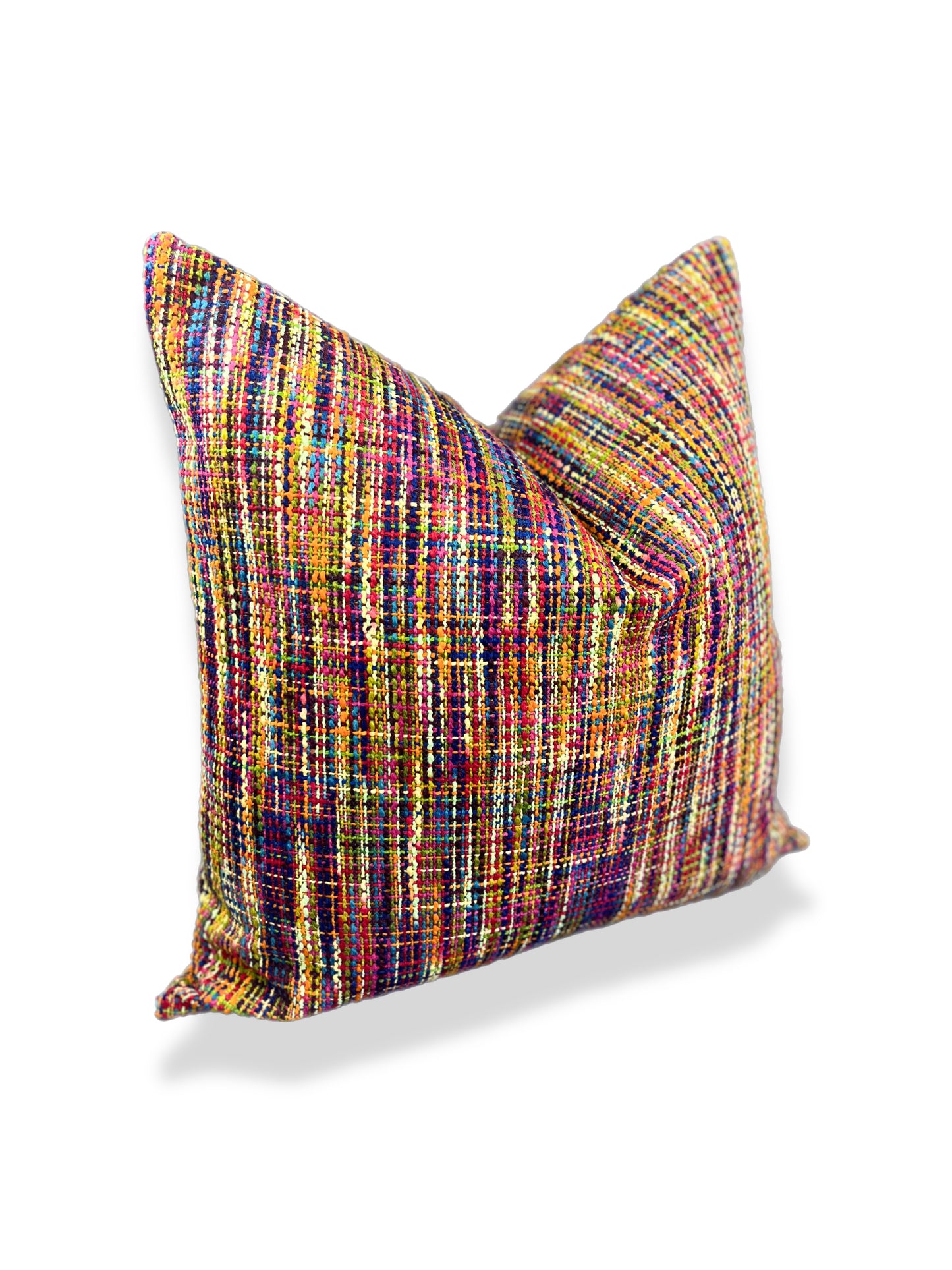 Luxury Pillow - 24” x 24” - Dream Weaver; Luscious woven fabric of many colors