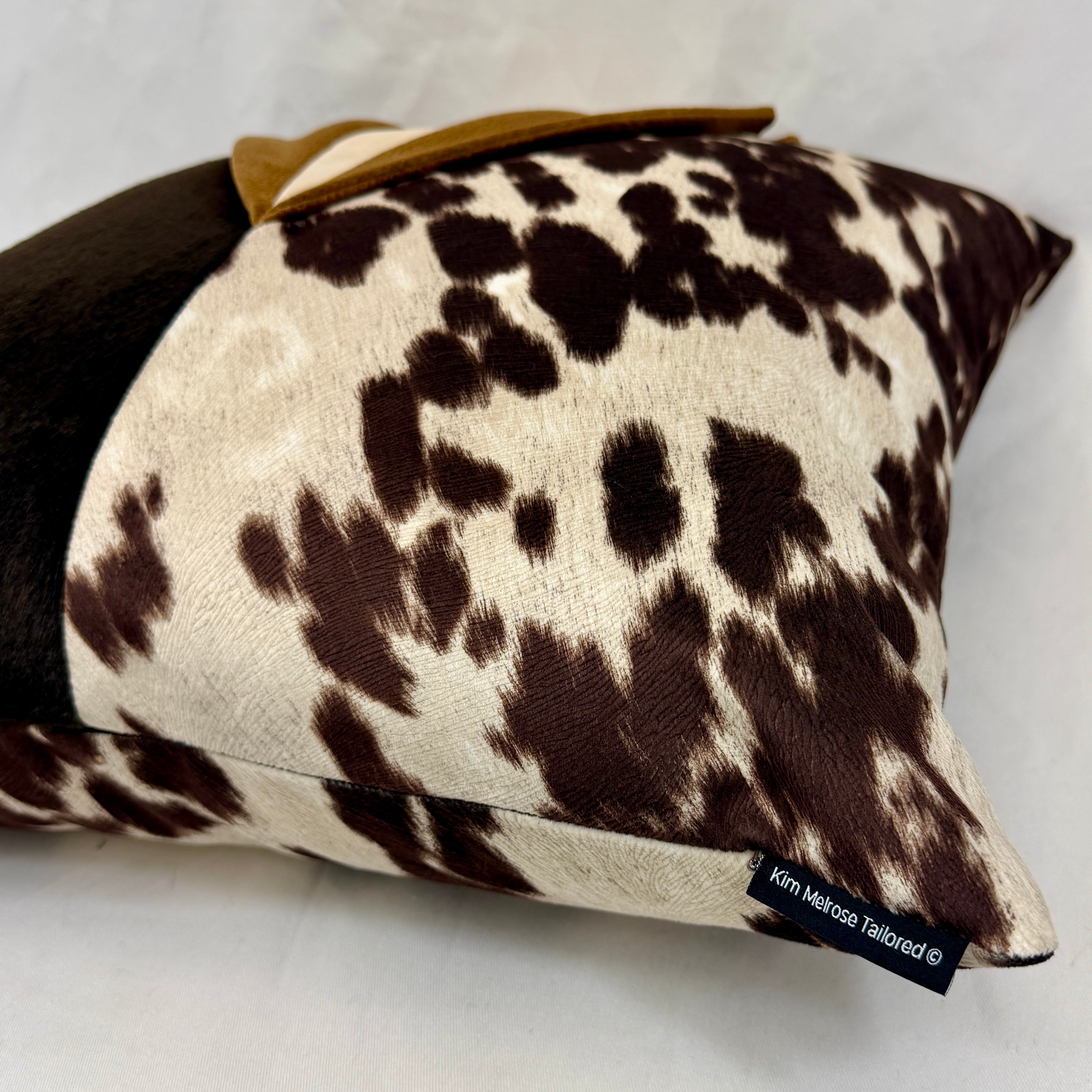 The Bozeman #4 – 22" × 22" Luxury Tailored Pillow