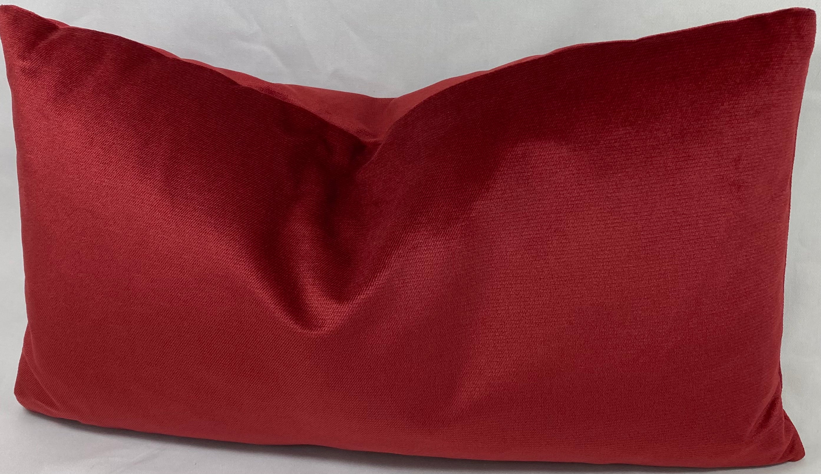 Luxury Lumbar Pillow – 24" × 14" – Belvedere Sangria