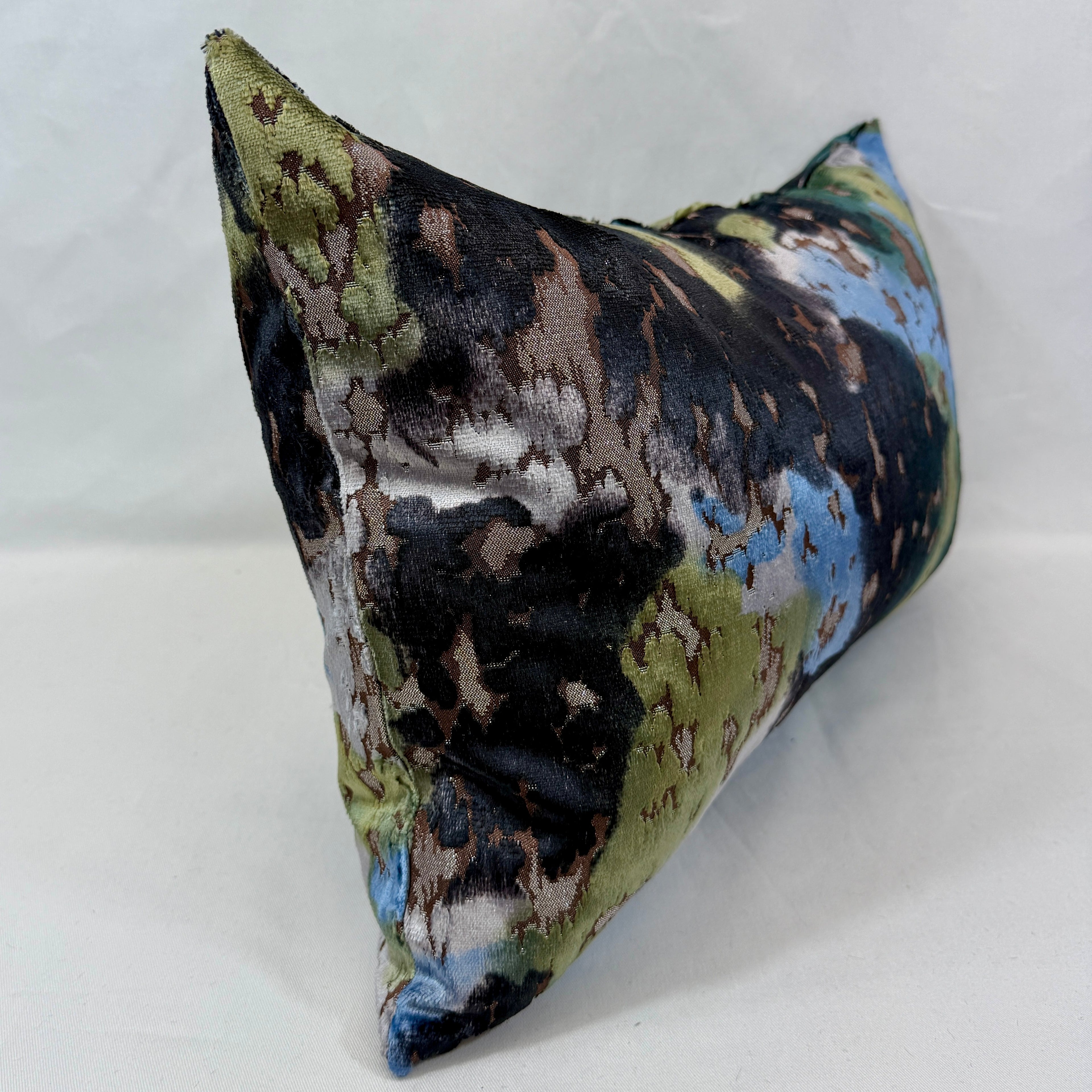 Luxury Lumbar Pillow – 24" × 14" – Vicenza (Double Front)