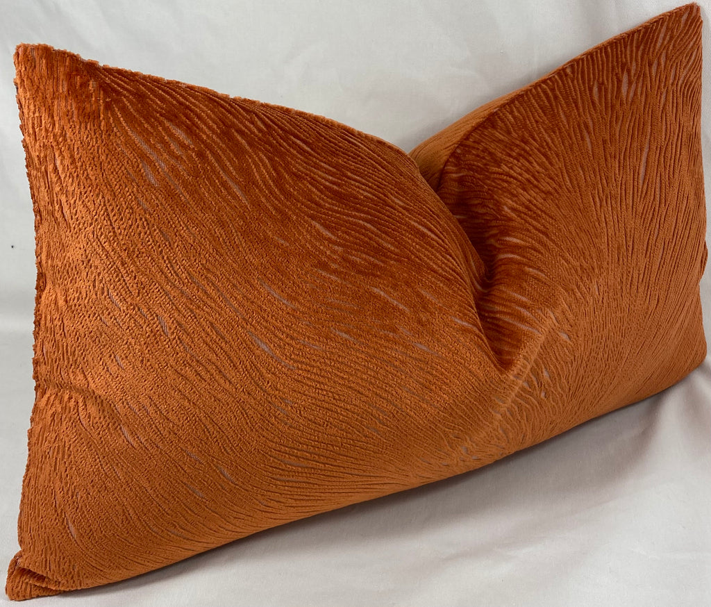 Luxury Lumbar Pillow – 24" × 14" – Canyon Current