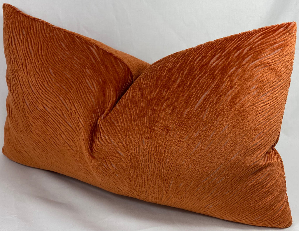 Luxury Lumbar Pillow – 24" × 14" – Canyon Current