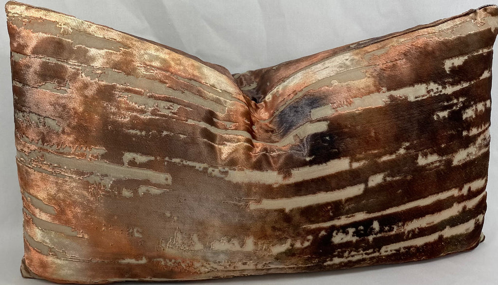Luxury Lumbar Pillow – 24" × 14" – Bonbons Caramel