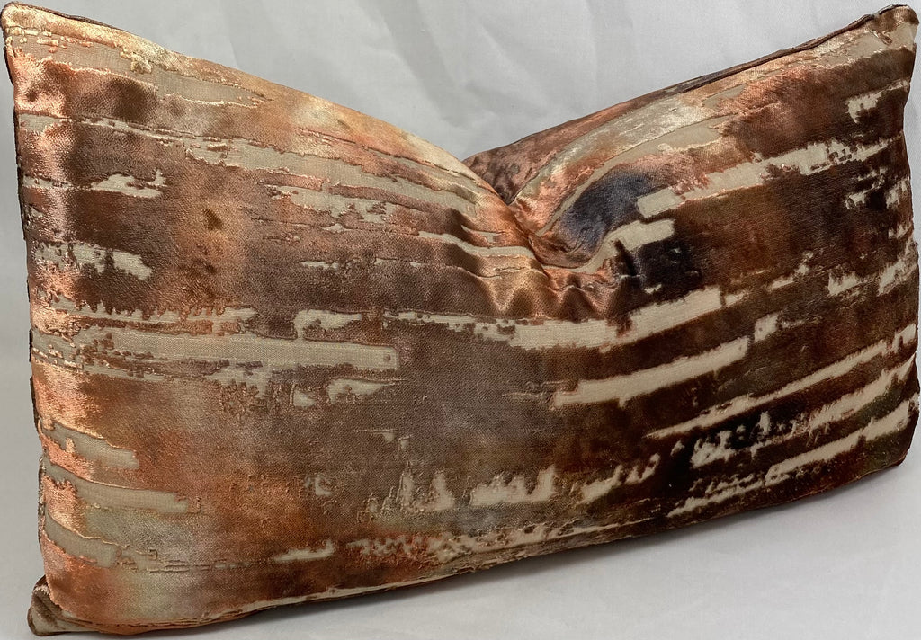 Luxury Lumbar Pillow – 24" × 14" – Bonbons Caramel