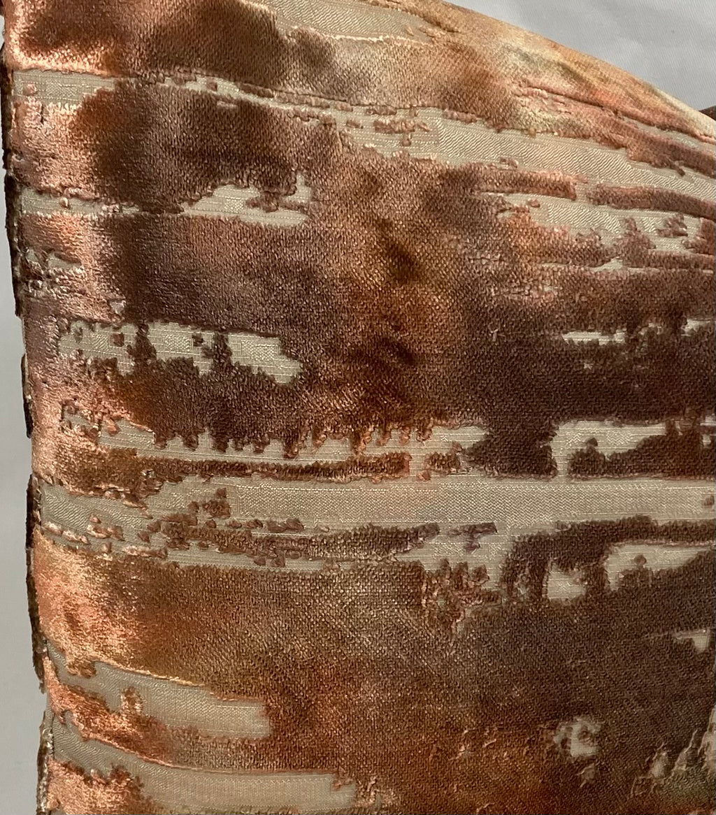 Luxury Lumbar Pillow – 24" × 14" – Bonbons Caramel