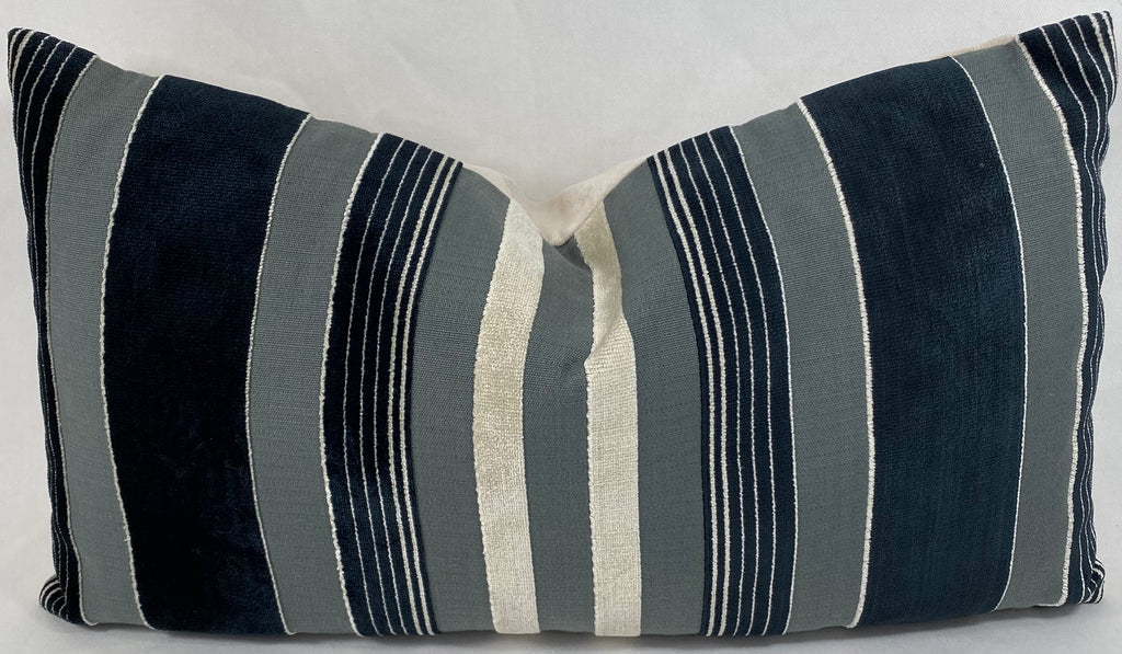 Luxury Lumbar Pillow – 24" × 14" – Cayman Domino