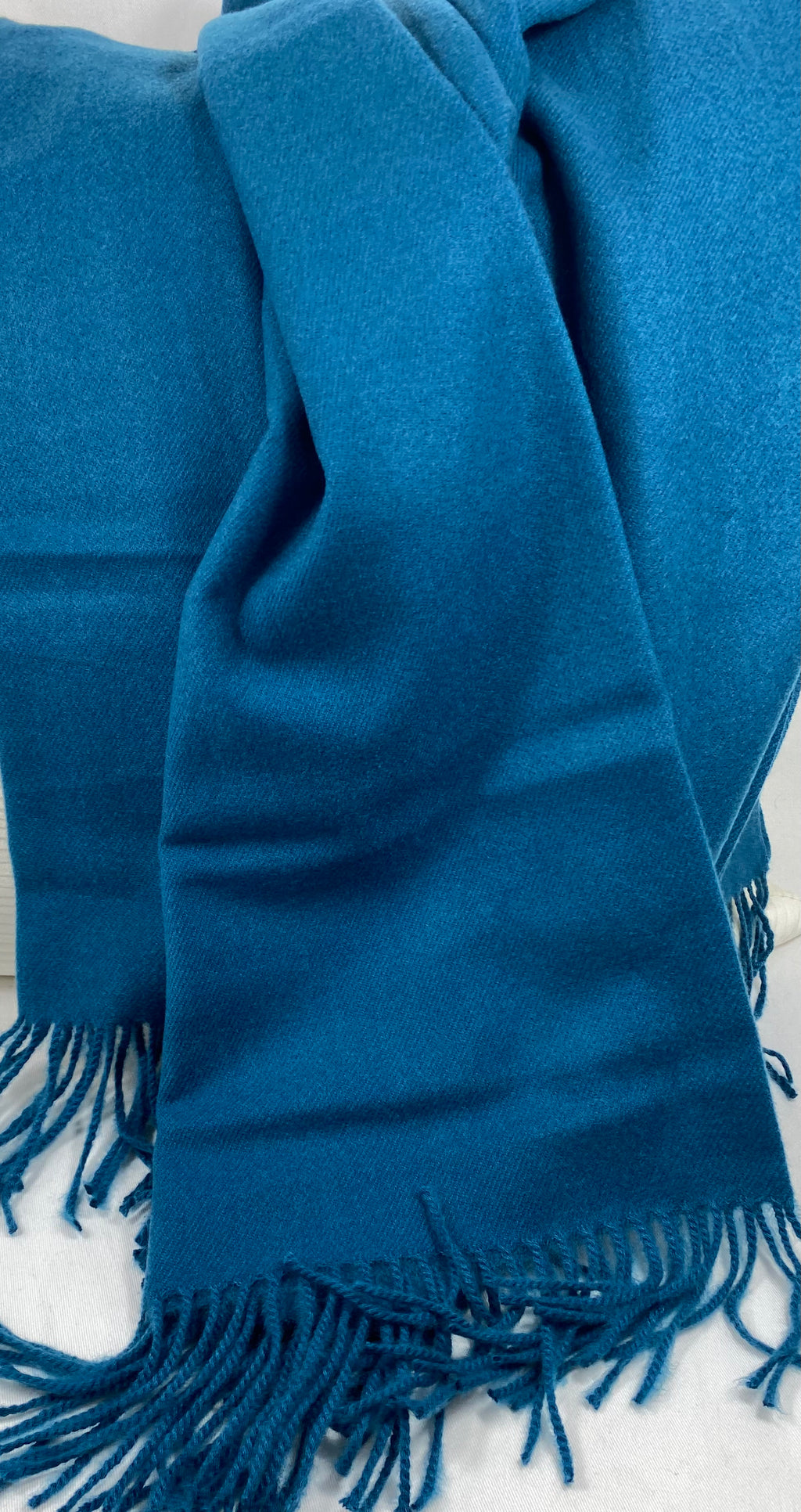 Luxury Throw – 50" × 68" – Edinburgh Persian Blue