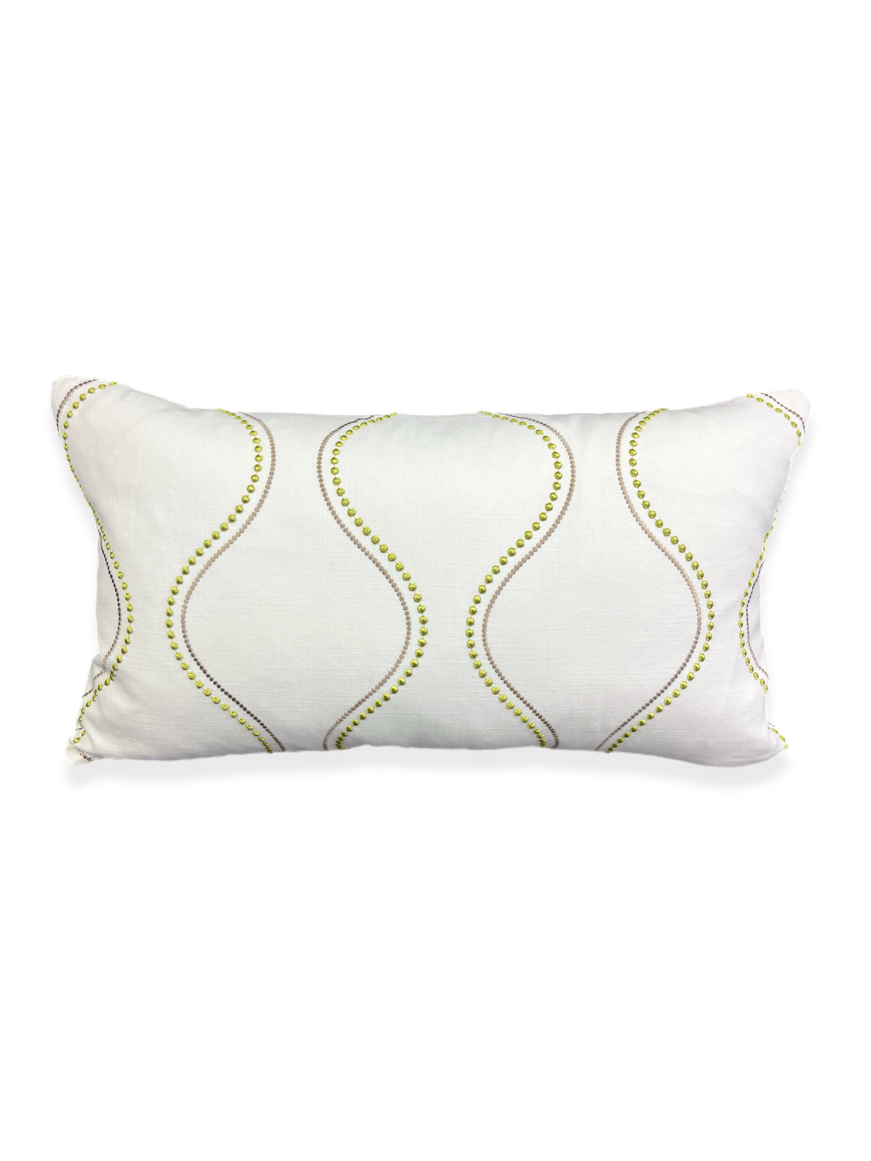 Luxury Lumbar Pillow - 24" x 14" - String of Pearls