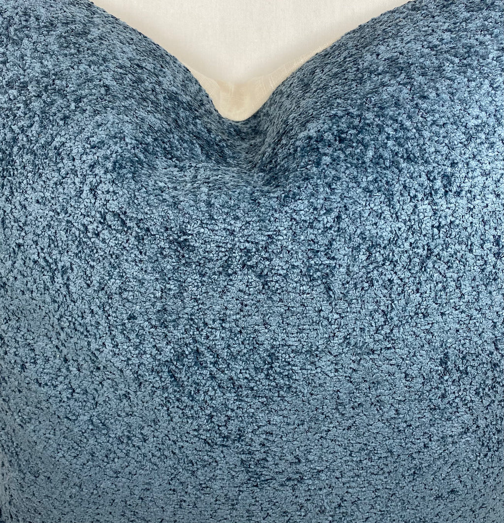 Luxury Pillow – 24" × 24" – Snuggle Sapphire