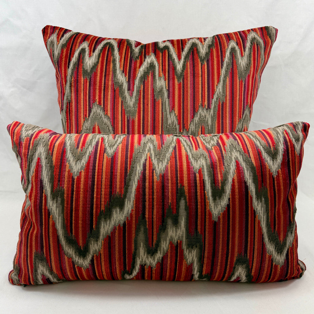 Sonora Flame – 24" × 24" Luxury Square Pillow