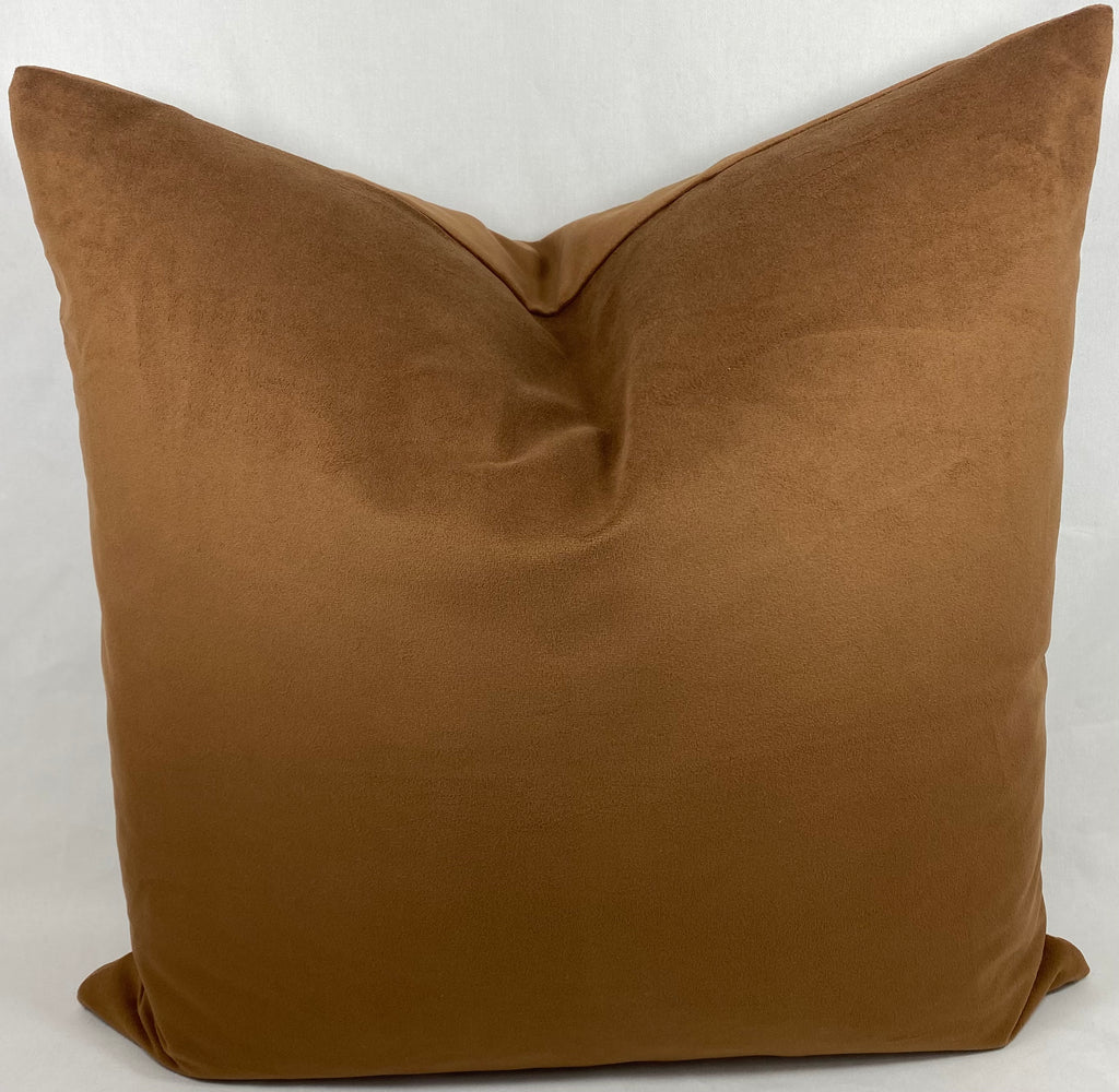 Luxury Pillow – 24" × 24" – Bella Cognac