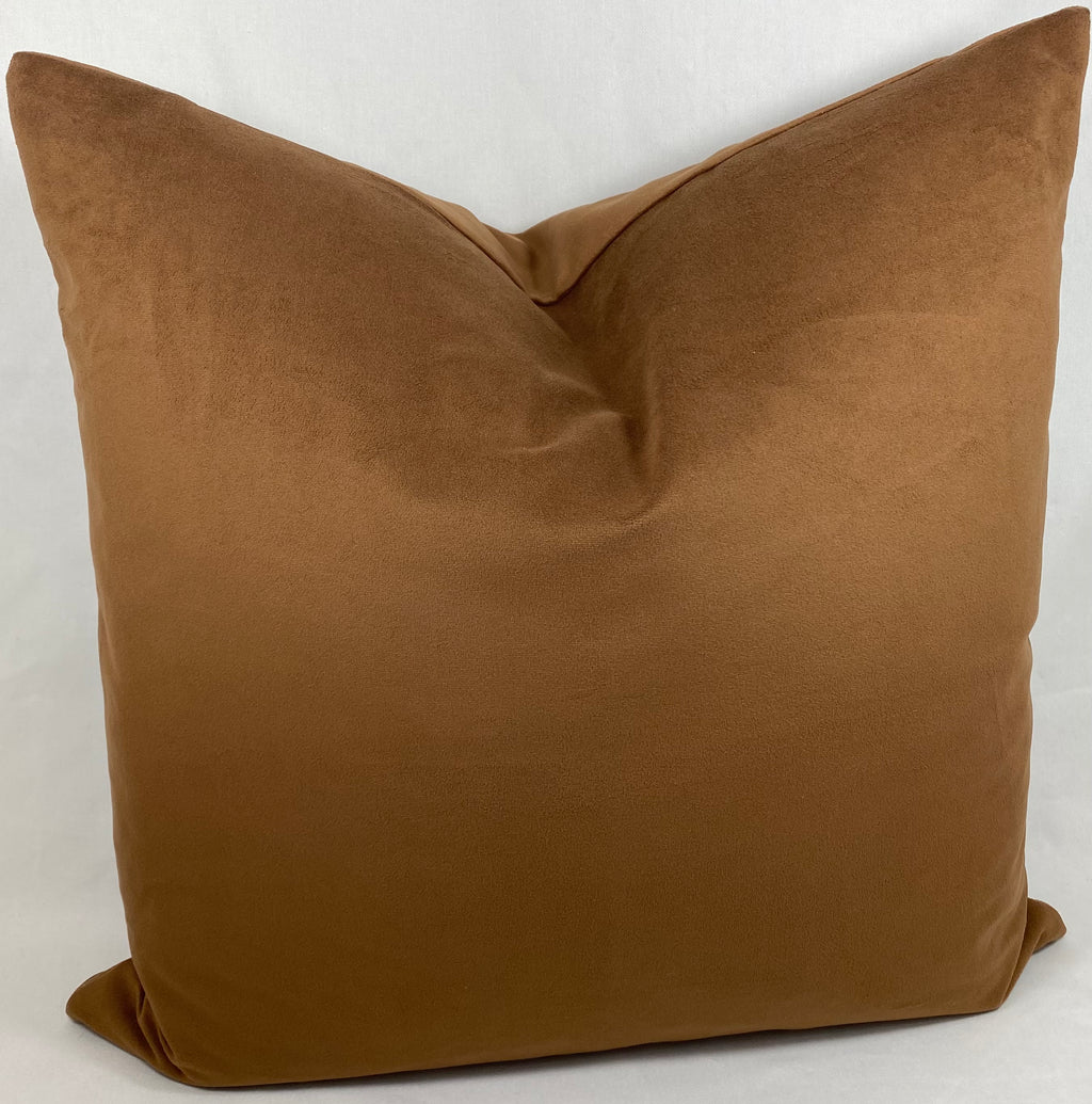 Luxury Pillow – 24" × 24" – Bella Cognac