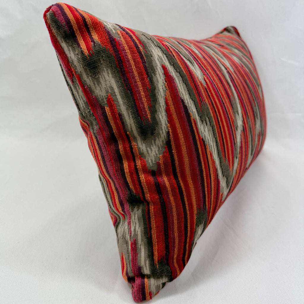 Sonora Flame – 24" × 14" Luxury Lumbar Pillow