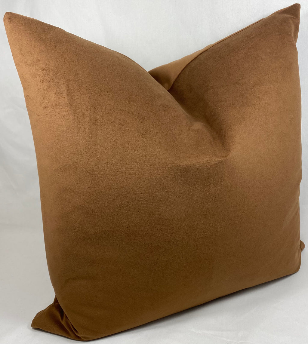 Luxury Pillow – 24" × 24" – Bella Cognac