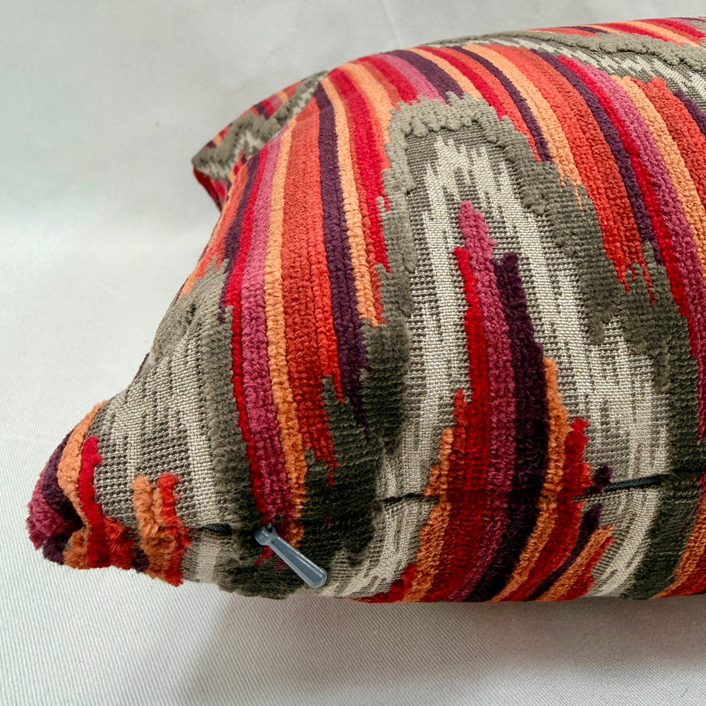 Sonora Flame – 24" × 14" Luxury Lumbar Pillow