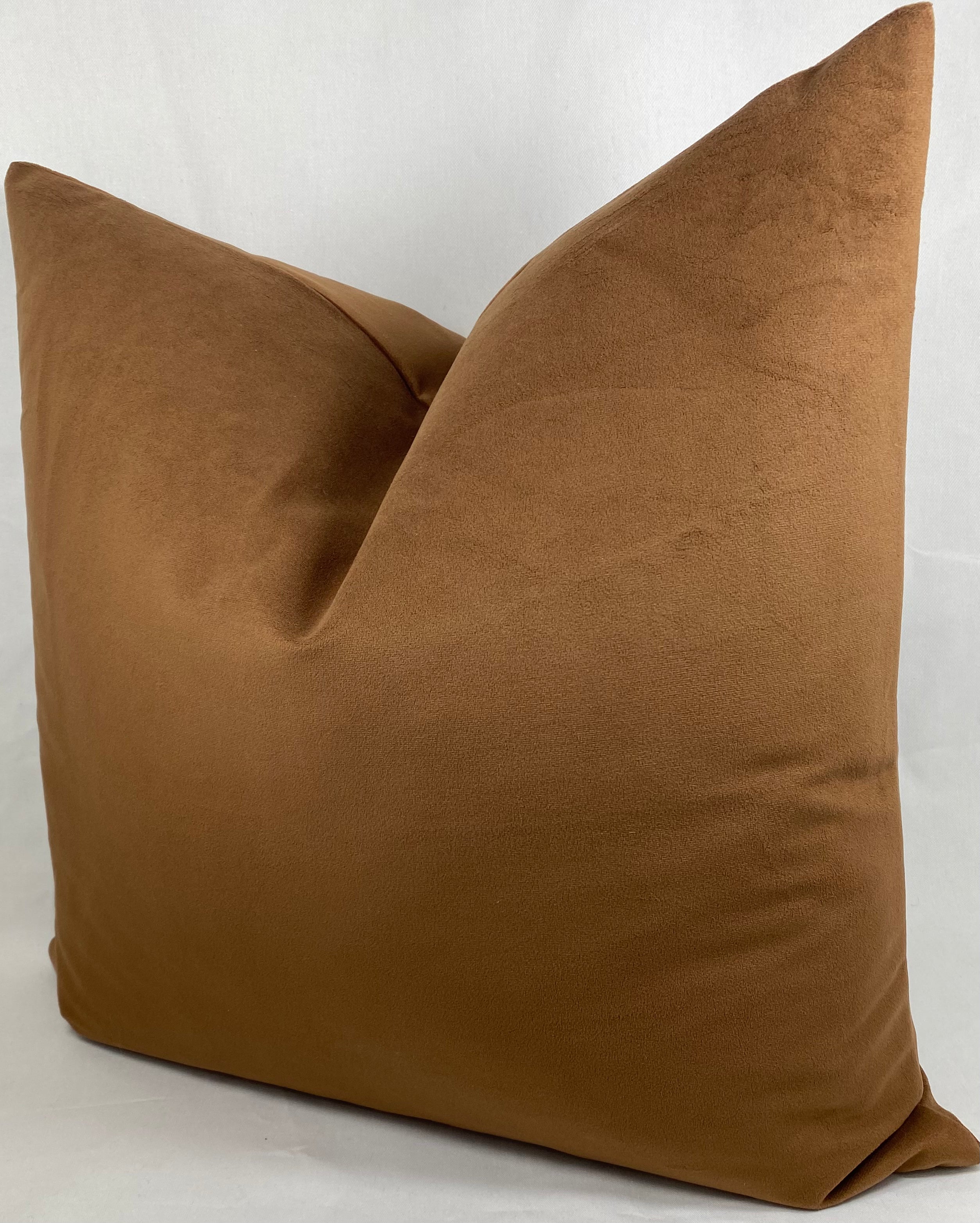Luxury Pillow – 24" × 24" – Bella Cognac