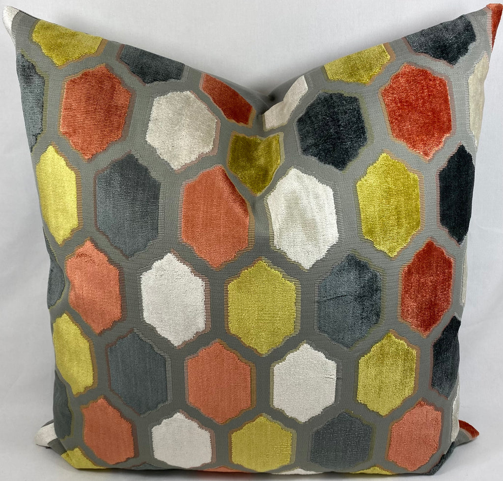 Luxury Pillow – 24" × 24" – Mallorca Sorbet