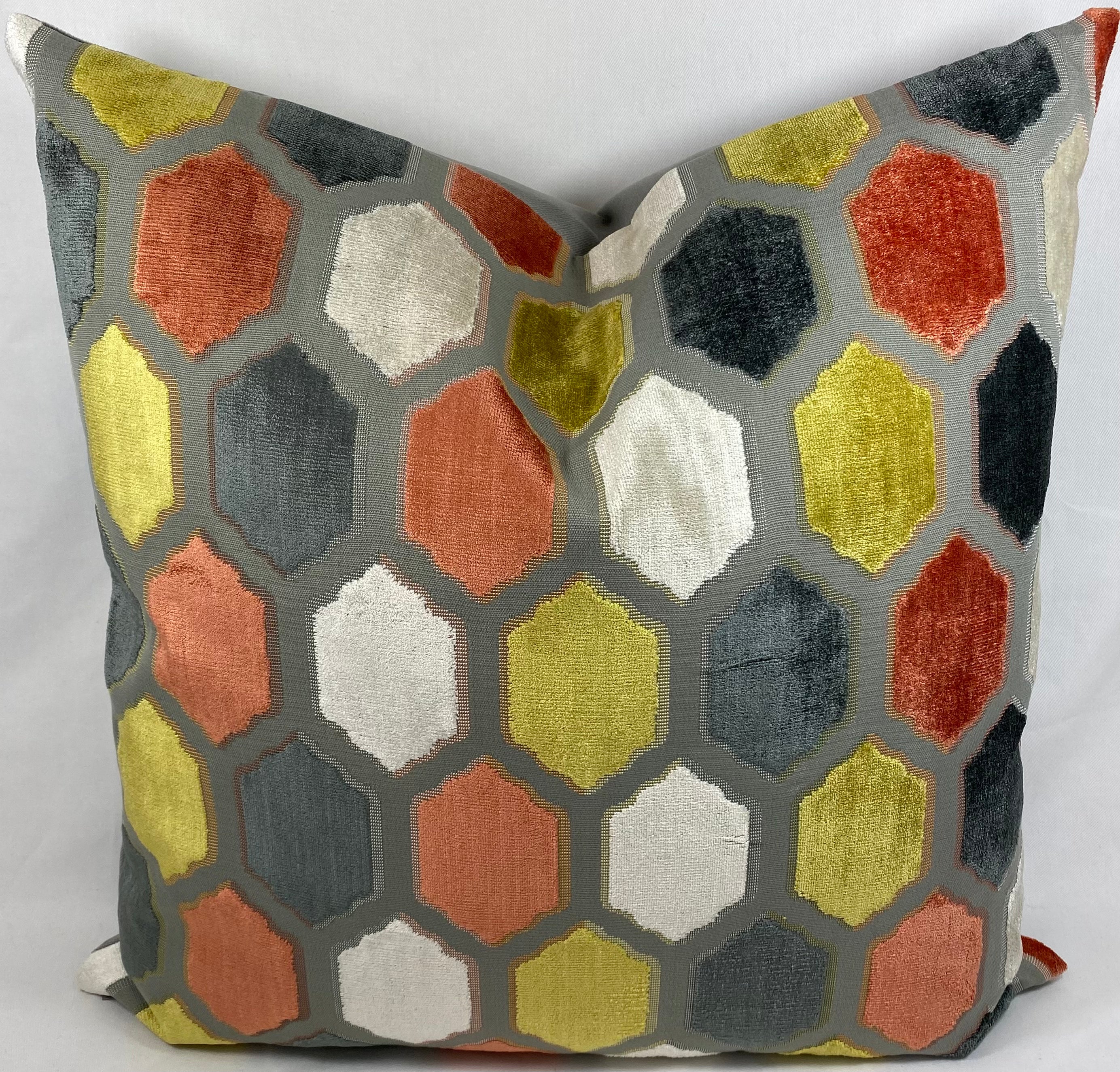 Luxury Pillow – 24" × 24" – Mallorca Sorbet