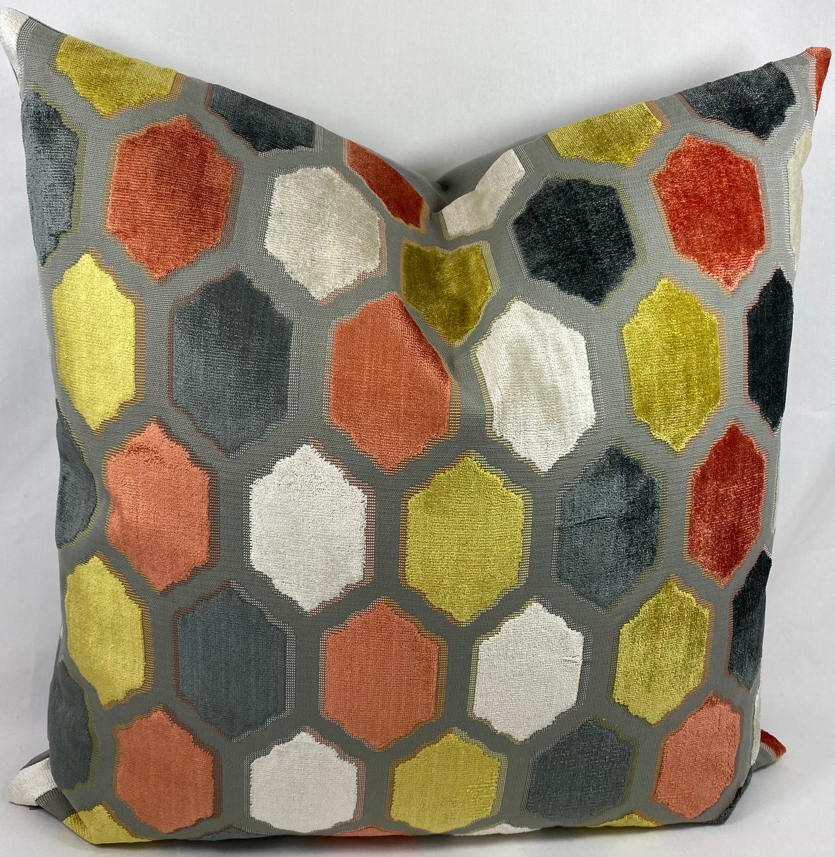Luxury Pillow – 24" × 24" – Mallorca Sorbet