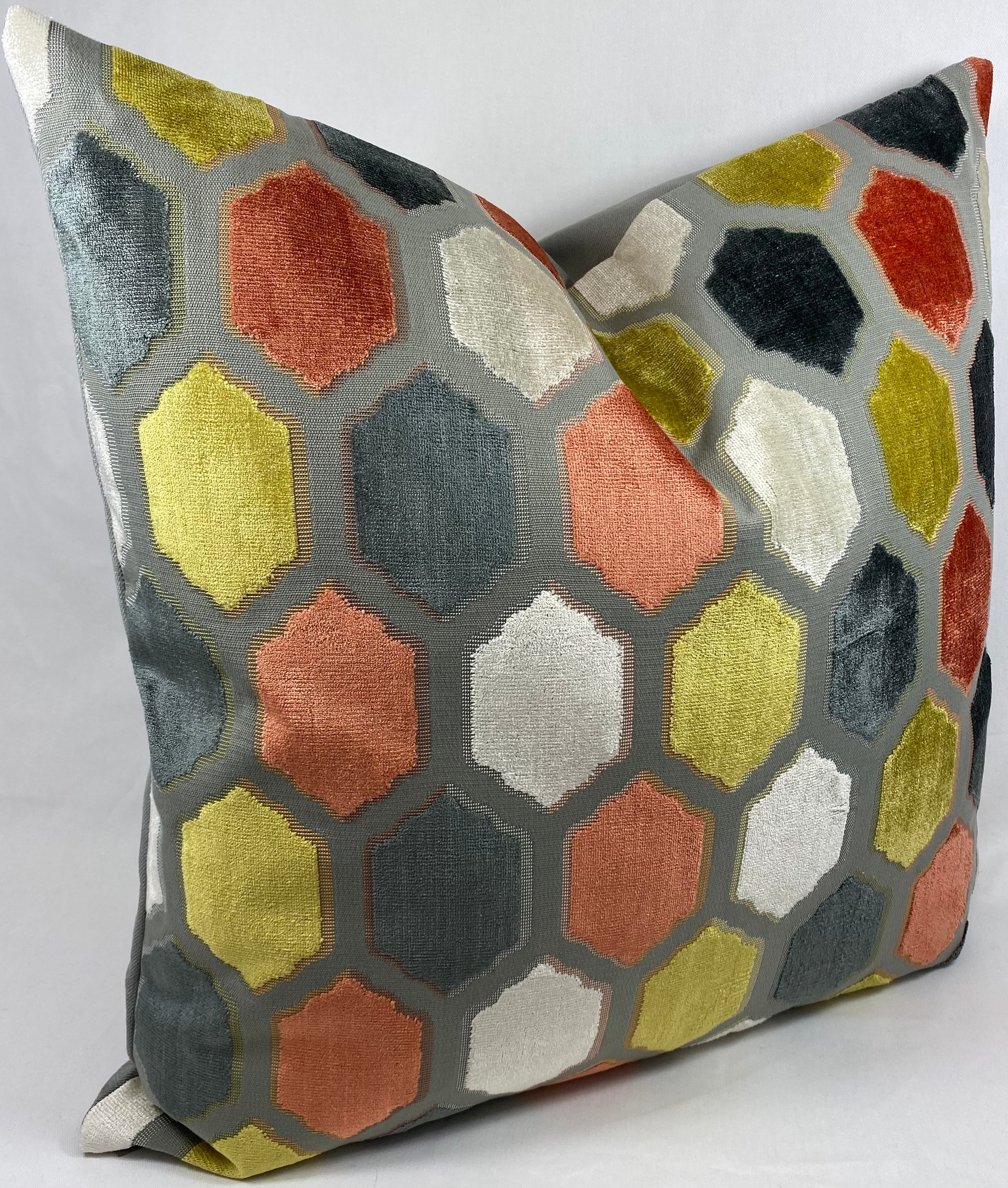 Luxury Pillow – 24" × 24" – Mallorca Sorbet