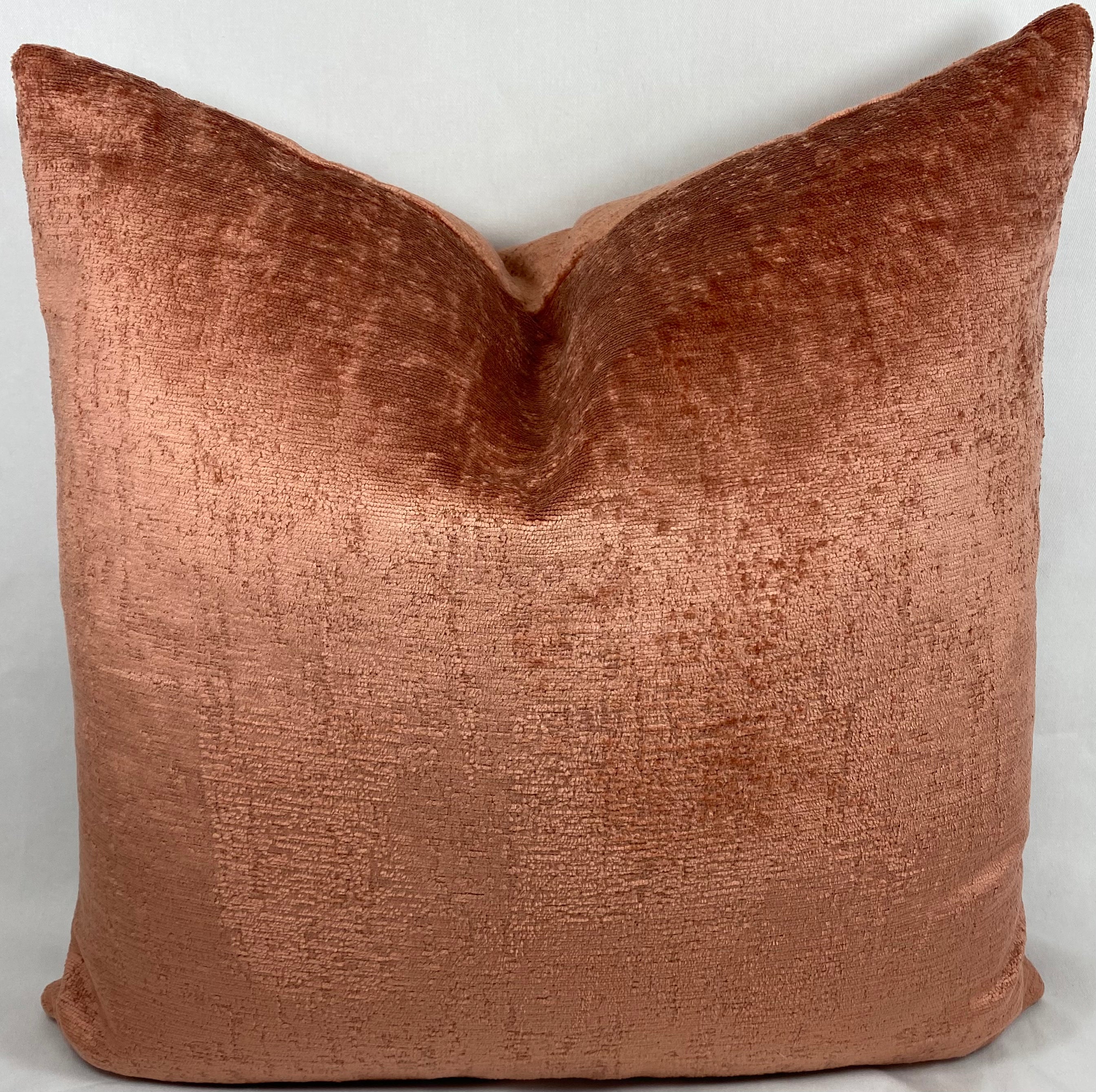 Luxury Pillow – 24" × 24" – Hamlet Salmon