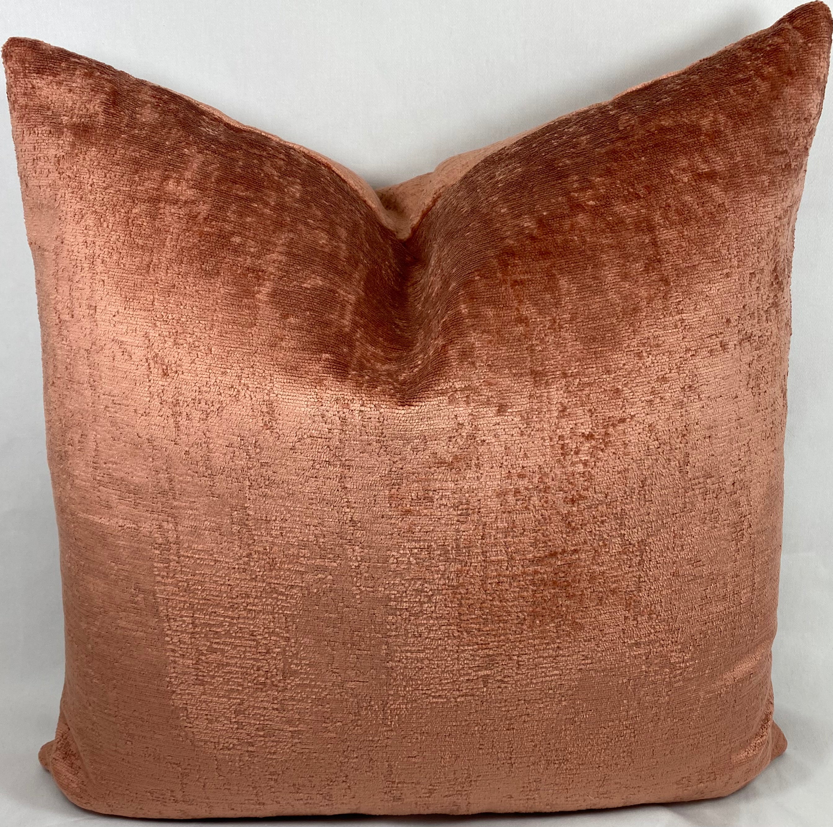 Luxury Pillow – 24" × 24" – Hamlet Salmon