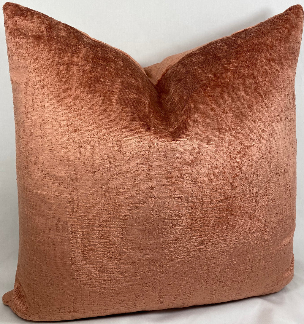 Luxury Pillow – 24" × 24" – Hamlet Salmon