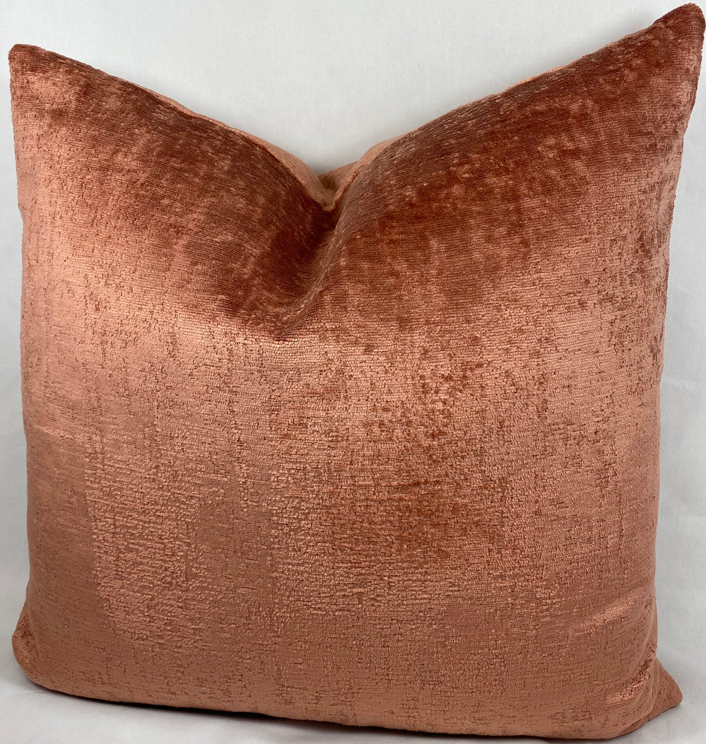 Luxury Pillow – 24" × 24" – Hamlet Salmon