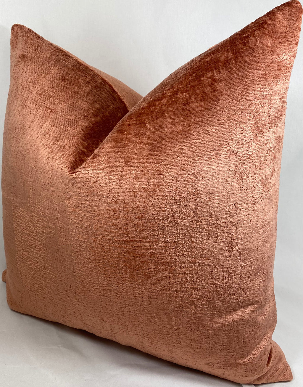 Luxury Pillow – 24" × 24" – Hamlet Salmon