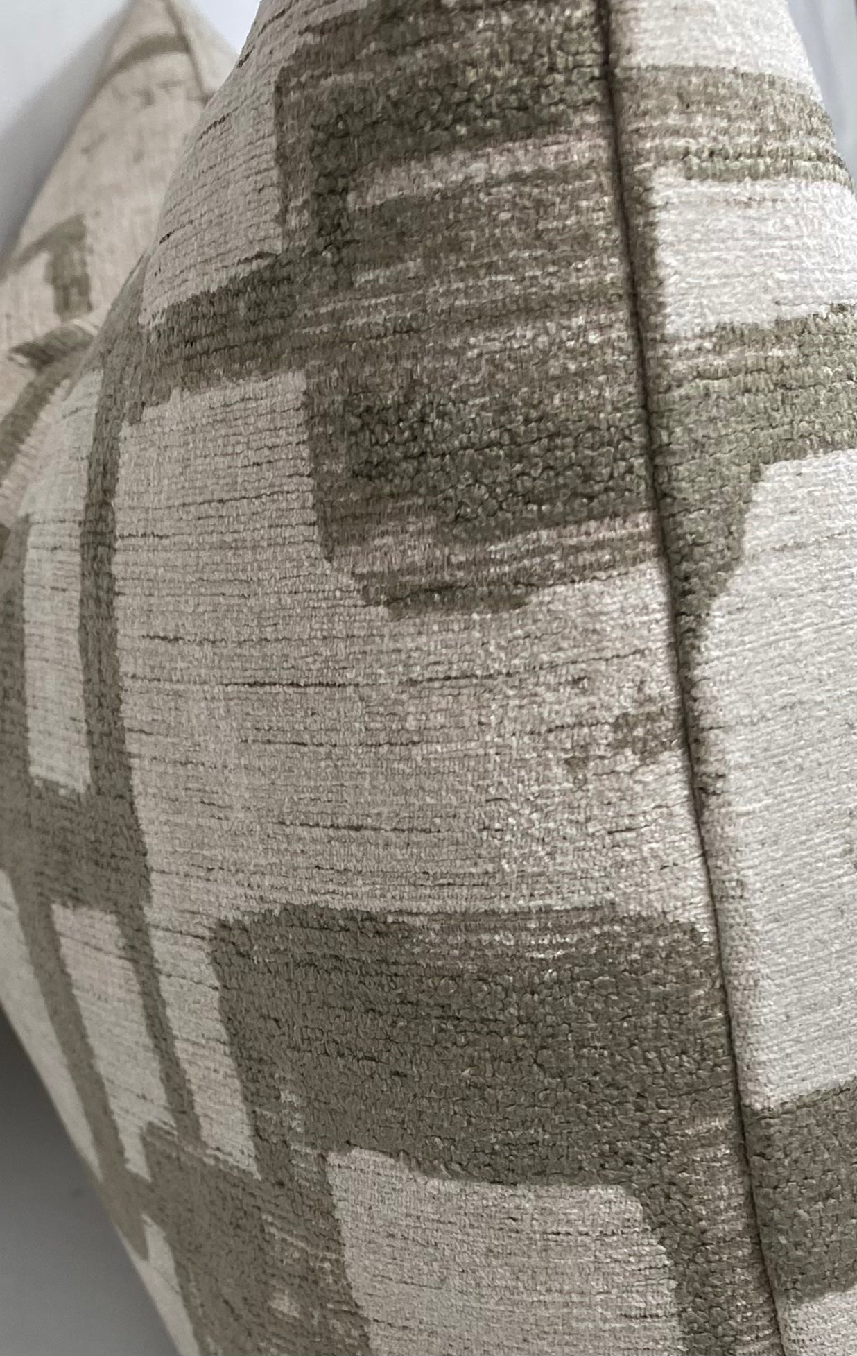 Luxury Lumbar Pillow – 24" × 14" – Patina Taupe