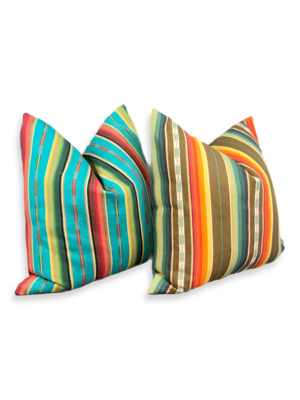 Luxury Pillow – 24" × 24" – Native Turquoise