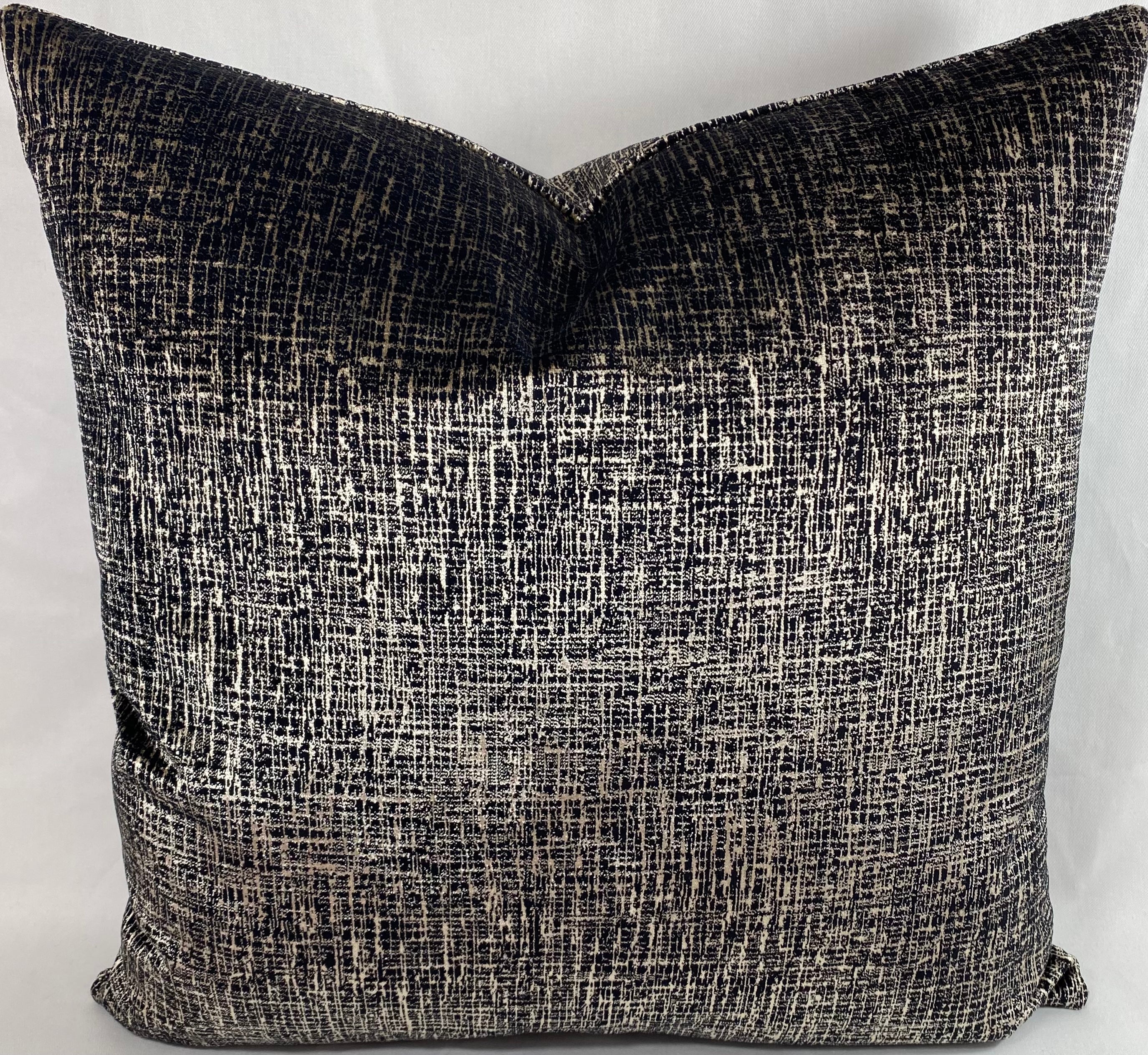 Luxury Pillow – 24" × 24" – Bristol Black
