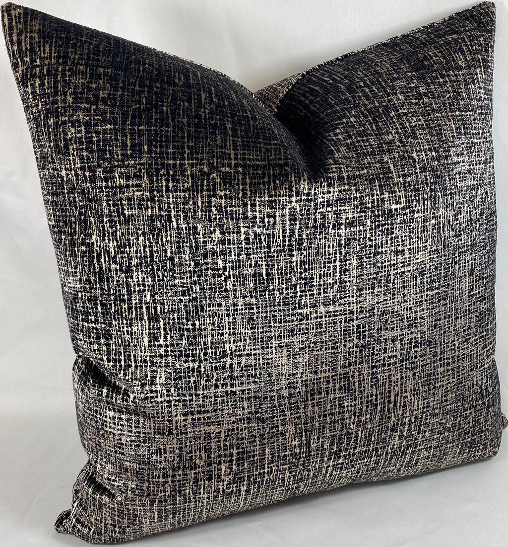 Luxury Pillow – 24" × 24" – Bristol Black
