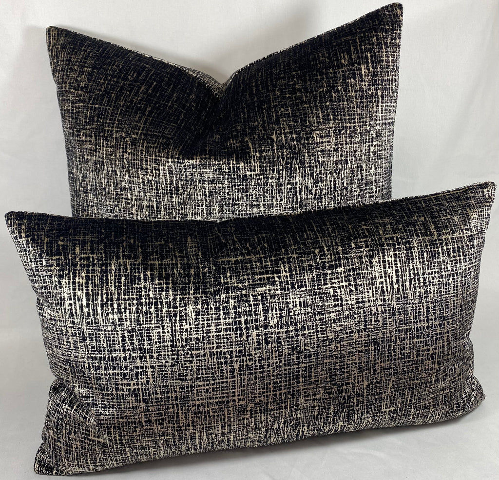 Luxury Pillow – 24" × 24" – Bristol Black