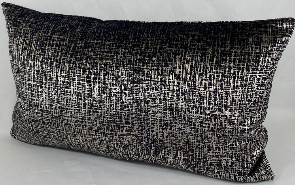 Luxury Lumbar Pillow – 24" × 14" – Bristol Black