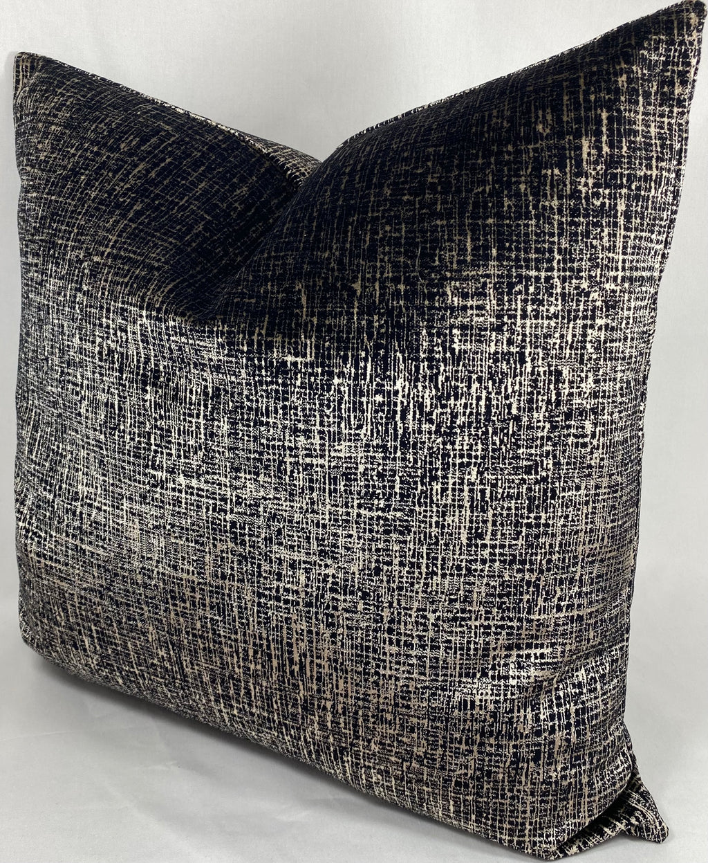 Luxury Pillow – 24" × 24" – Bristol Black