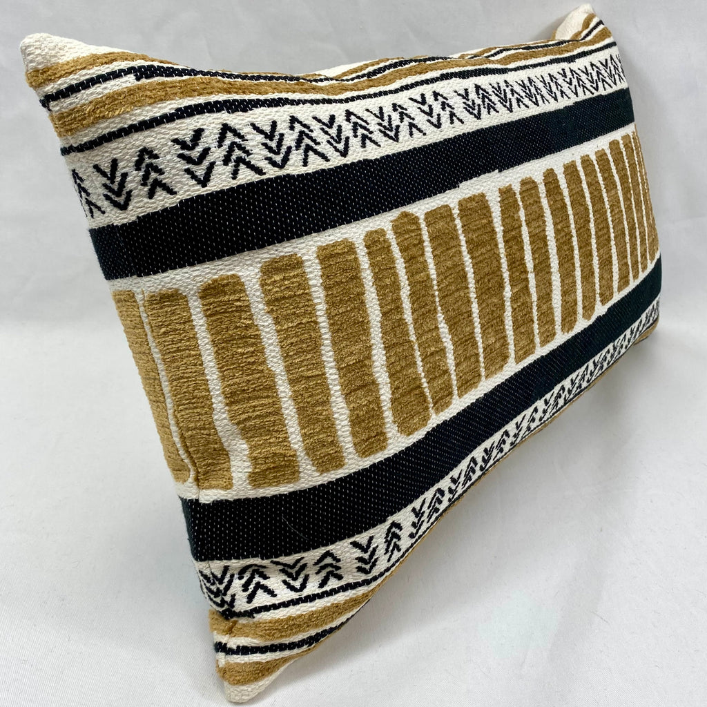 Cholula Black (horizontal) – 24" × 14" Luxury Lumbar Pillow