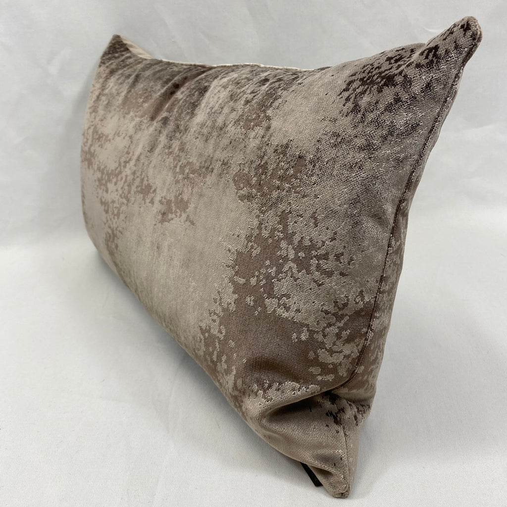 Grated Taupe – 24" × 14" Luxury Lumbar Pillow