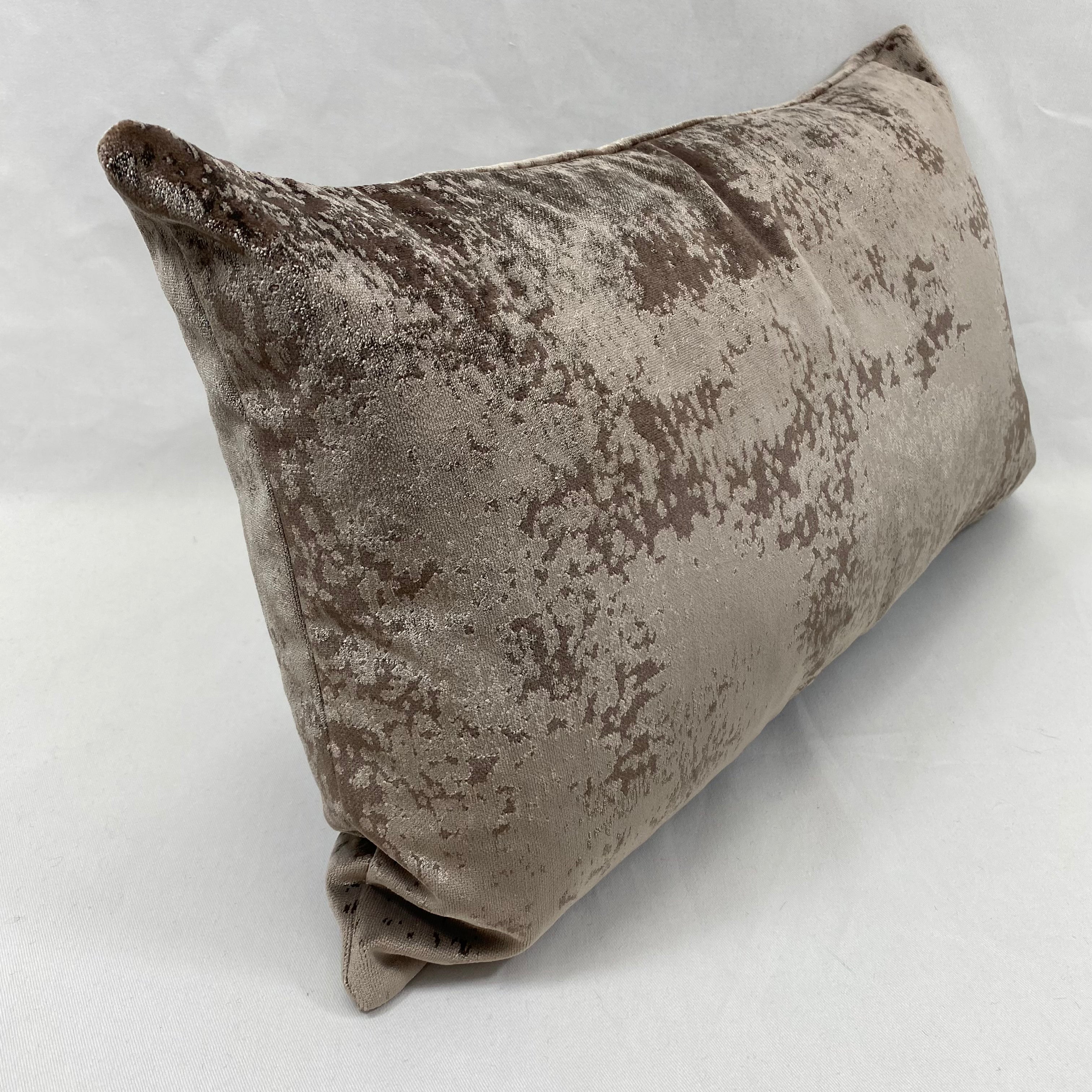 Grated Taupe – 24" × 14" Luxury Lumbar Pillow