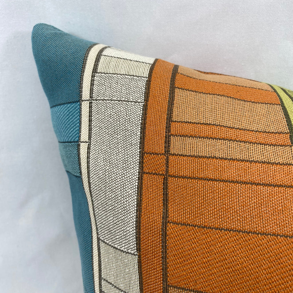 Plaid Land Catalina – 24" × 24" Luxury Square Pillow