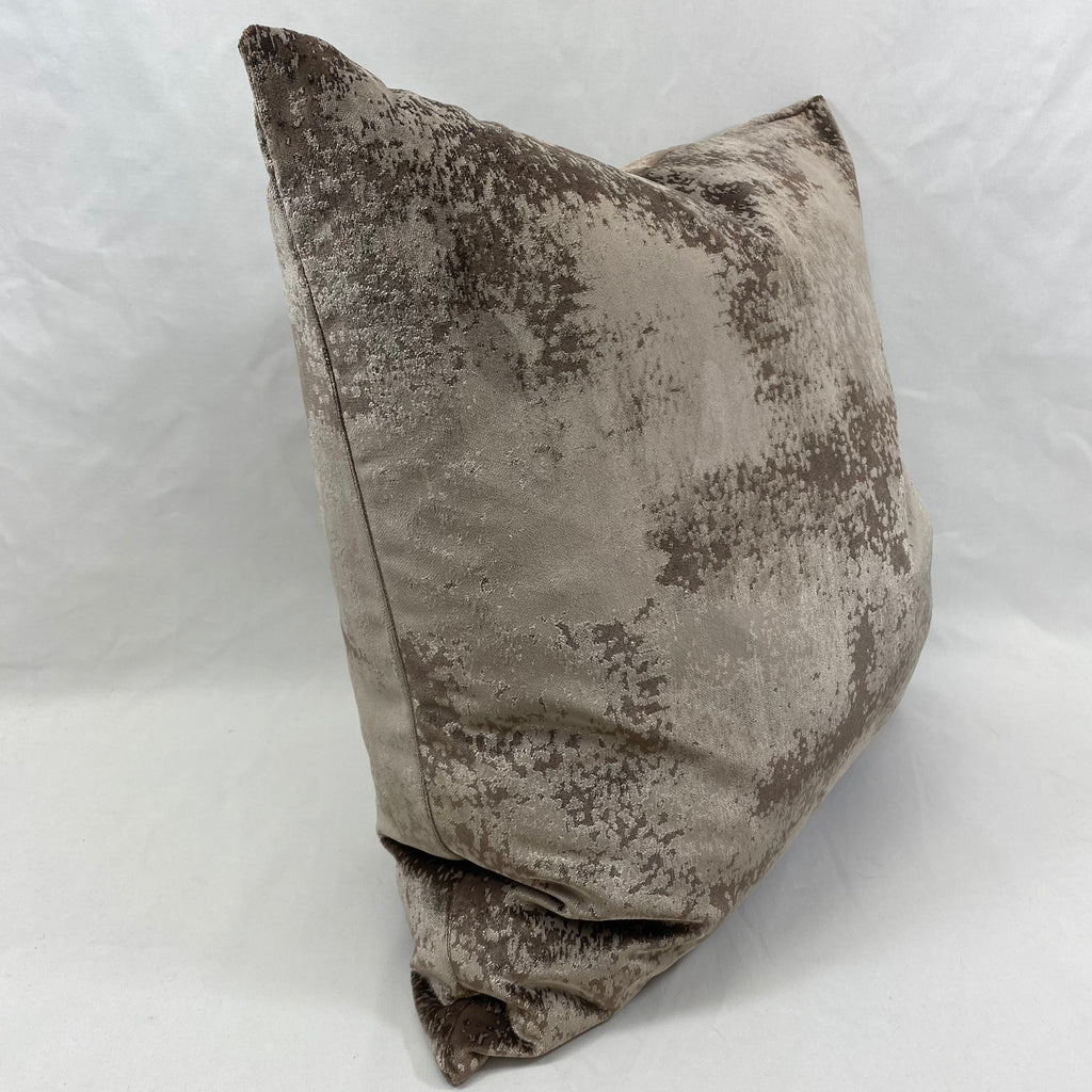 Grated Taupe – 24" × 24" Luxury Square Pillow