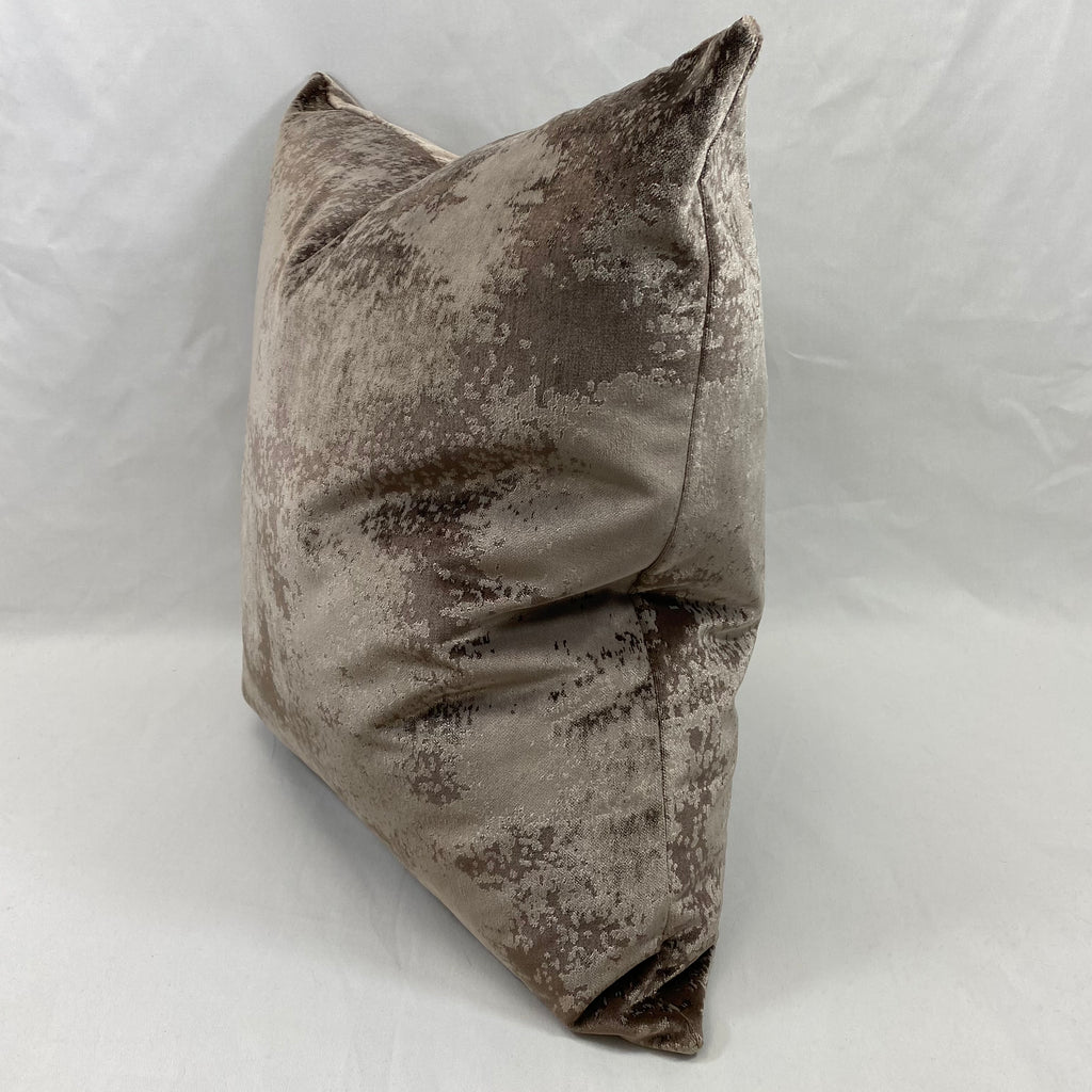 Grated Taupe – 24" × 24" Luxury Square Pillow
