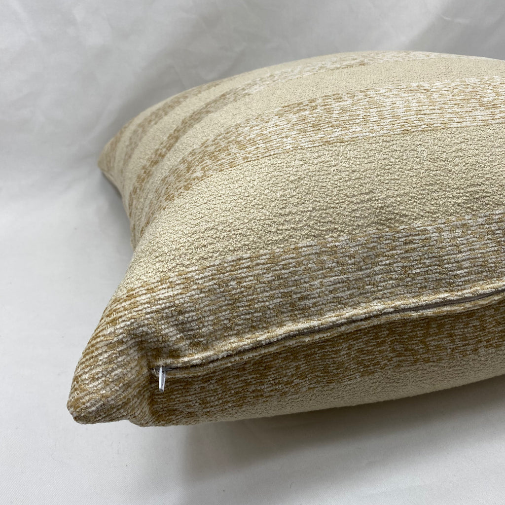 Country Linen Stripe – 24" x 24" Luxury Square Pillow