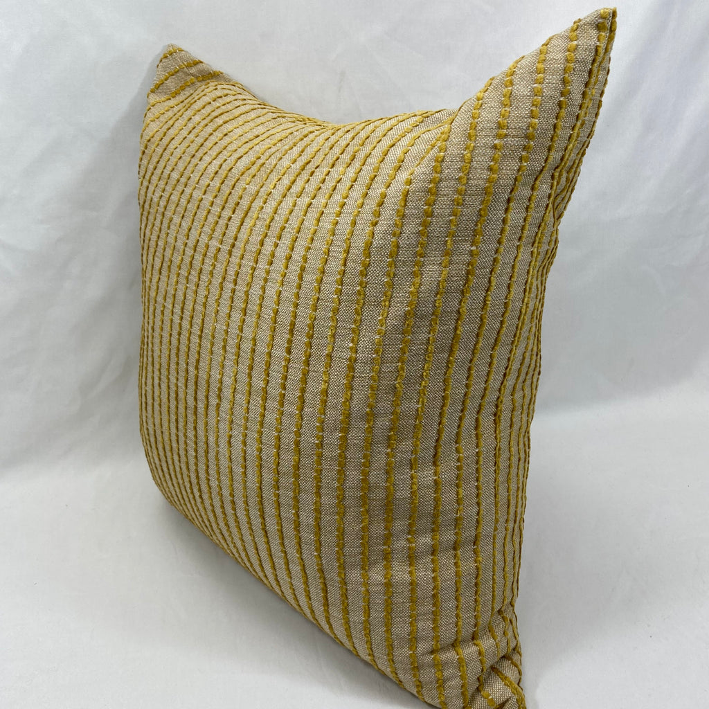 Demetria Yellow – 24" × 24" Luxury Square Pillow