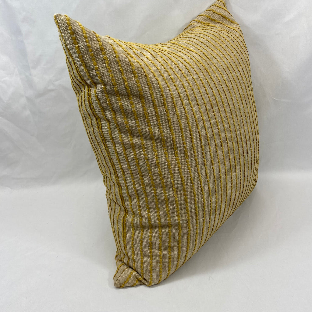 Demetria Yellow – 24" × 24" Luxury Square Pillow