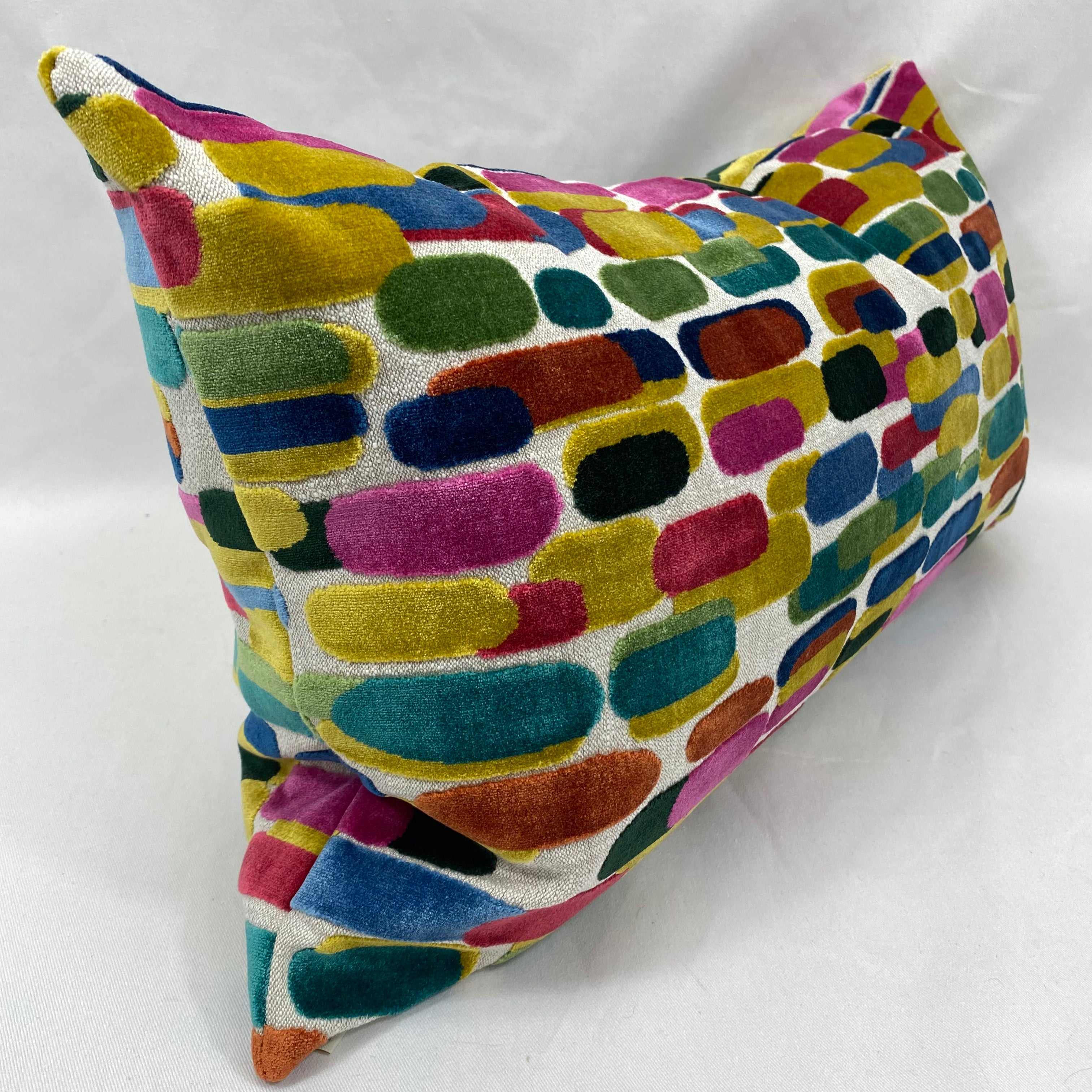 Capsules Carnival – 24" × 14" Luxury Lumbar Pillow