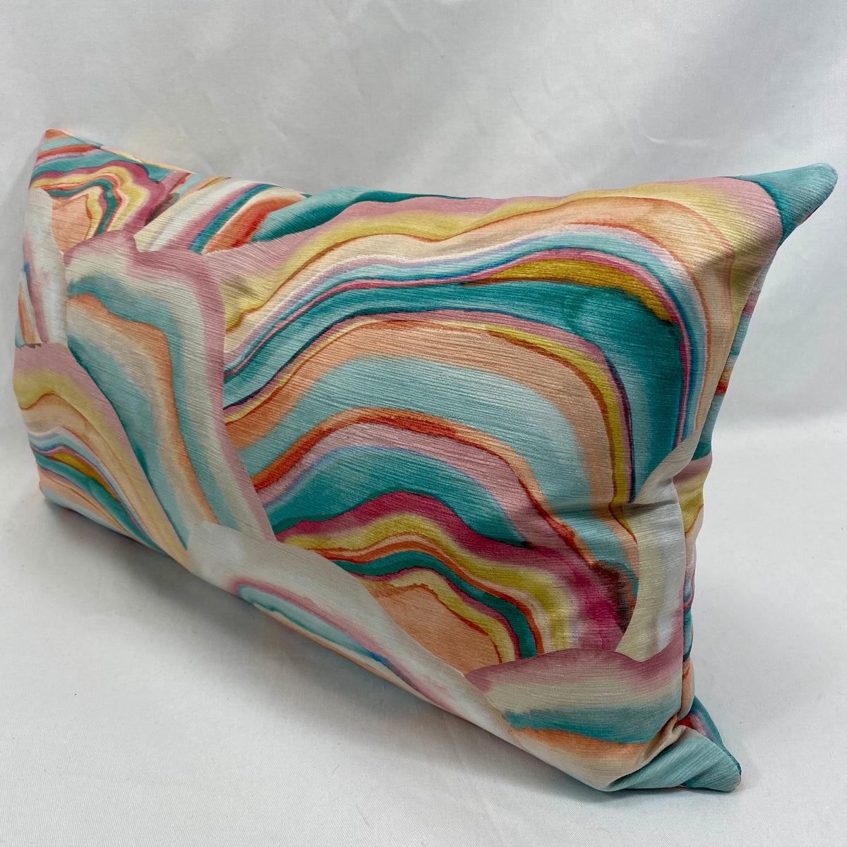 Canyon Glow – 24" × 14" Luxury Lumbar Pillow