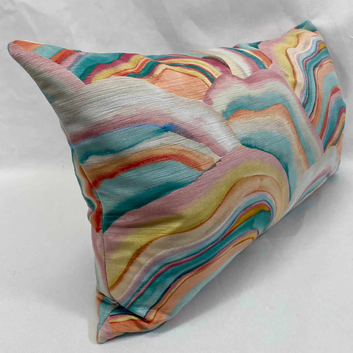 Canyon Glow – 24" × 14" Luxury Lumbar Pillow