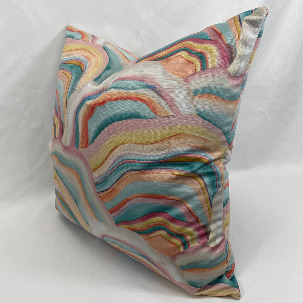 Canyon Glow – 24" × 24" Luxury Square Pillow