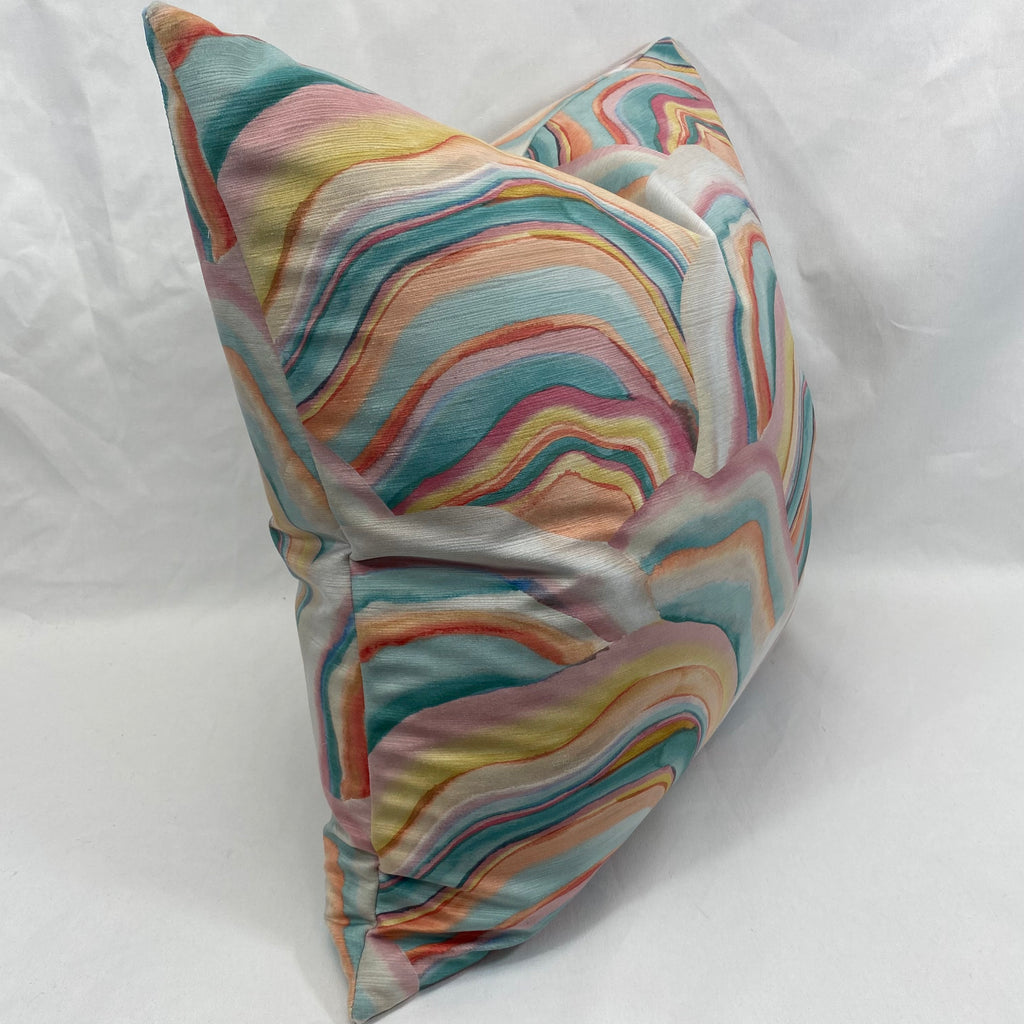 Canyon Glow – 24" × 24" Luxury Square Pillow